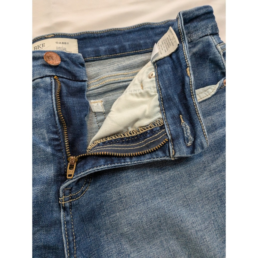 BKE Gabby Curvy High Rise Classic Skinny Jeans Blue Medium Wash 29x30 - Picture 2 of 13